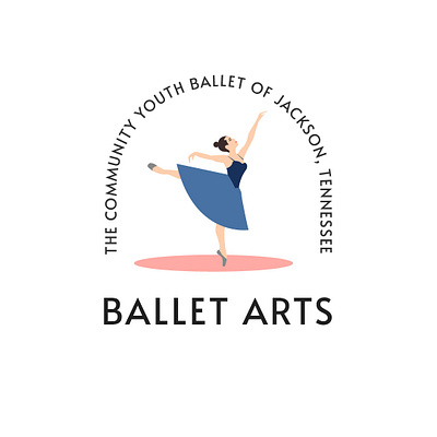 ballet design illustration inspiration logo vector