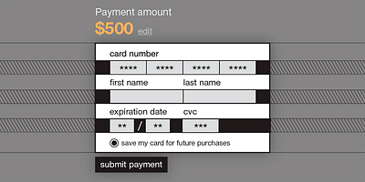 Credit Card Checkout checkout form dailyui minimalism ui