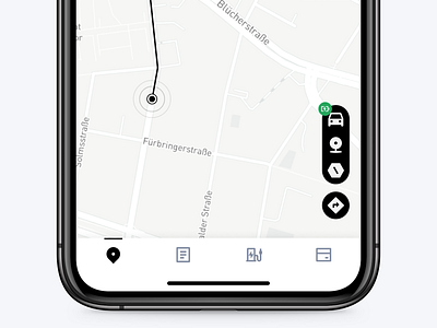 CHRG Network navigation automotive banking car charging clean darc direction electric fintech income interaction interface iphone location map minimalistic station transactions ui ux