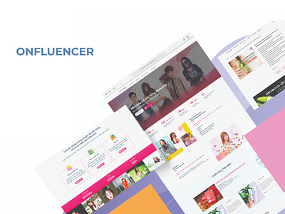 X6-Onfluencer app branding design graphic design illustration ui ux