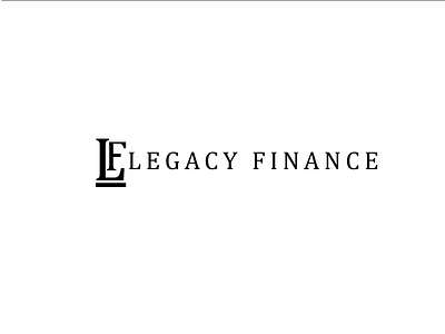 Legacy Finance - Logo Design branding design illustrator logo photos