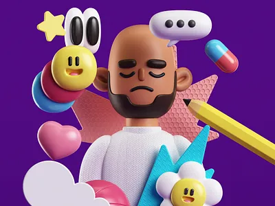 3D Illustration 3d 3d art 3d artwork 3d icon 3d icons 3d illustration adorable cinema 4d creative cute design illustration inspiration