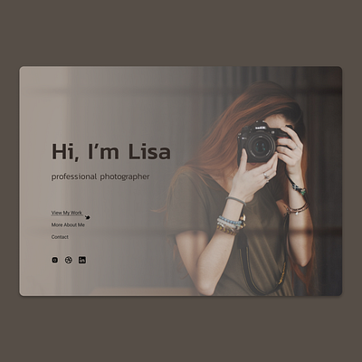 PORT PHOTOGRAPHER 1 branding design ui