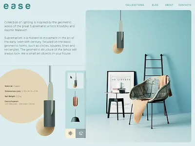 Lamp Shop animation day figma interior javascript lamp light night norway principle slider tool video web webdesign