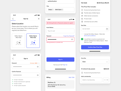 Nexudus - Application Onboarding application clean ios design management manager minimal mobile onboarding product simplicity usability ux ui white label