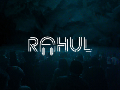 DJ Rahul - Logo dj event logo logotype music sound