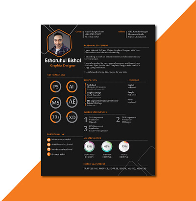 CV Template cv cv design cv template template