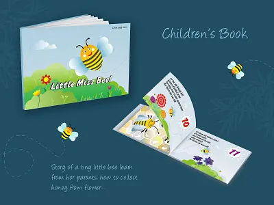 Children's Book Graphic'Design Layout book children book illustration childrens book design graphic design illustration print print design typography vector