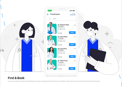 Doctor,s appointment App app design flat ios app ios app design minimal mobile ui ui ux uidesign