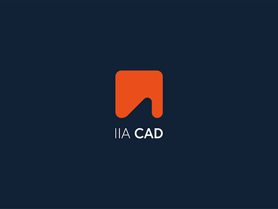 IIA CAD - Logo and Software Packaging blue branding graphic design logo logodesign orange packaging software