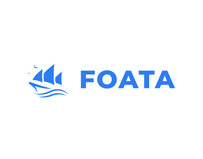 Daily Logo Challenge : Day 23 - Foata boat logo brand identity branding creative daily dailylogochallenge dailylogochallengeday23 design foata logodesignchallenge logotype sea visual identity