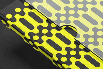 Beatgrid black book branding circles cover dots grid modular pattern tech yellow