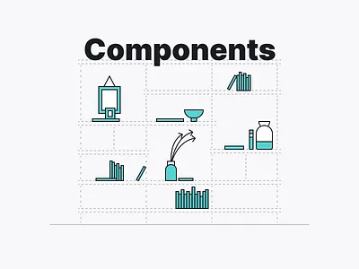 Figma covers - Design system components shelves widgets