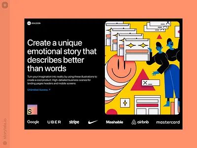 Superb 🔶 🔺 brand identity branding bright business characters colorful contrast design flat illustration illustrations outline product storytale superb tech ui vector web