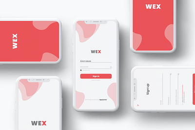 Wex un-boarding Ui mockup figma figmaafrica nigeria ui ux