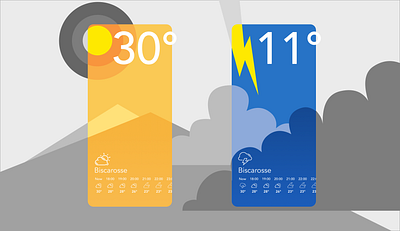 Weather design ui ux