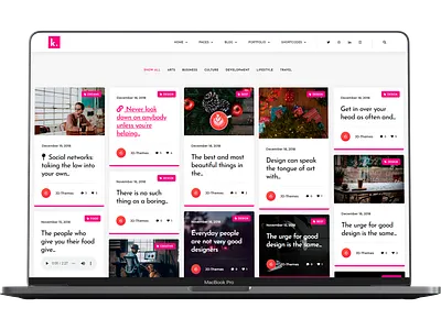 Klamath - Multipurpose Creative Portfolio WordPress Theme animation blog creative design envato javascript themeforest tweenmax ux wordpress