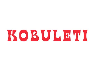 Kobuleti Wordmark design kavela kavela design mark typography vector wordmark