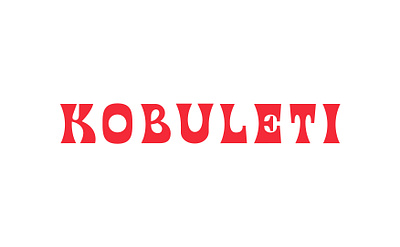 Kobuleti Wordmark design kavela kavela design mark typography vector wordmark