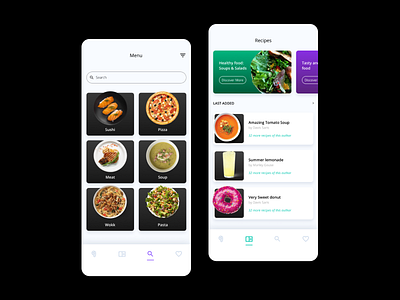 Food App app design food food app ui ui ux uidesign ux uxdesign webdeisgn