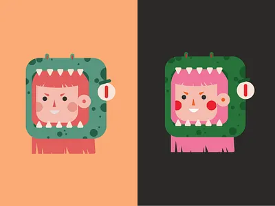 Polinazawrrr character character design cute design dinosaur illustration vector