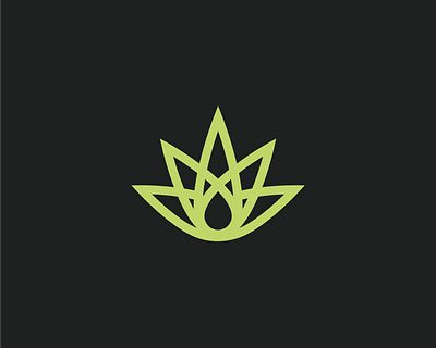 Hemp Leaf branding design graphic design logo logo design monogram poster type typography vector