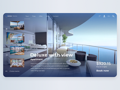 Hotel room (Travel Agency) @ui ui ux web