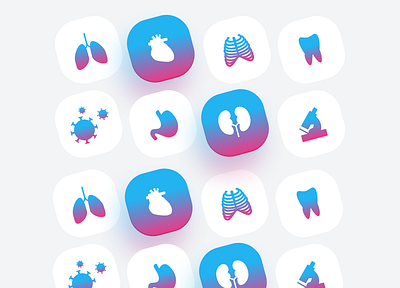 Icon set/055 daily 100 challenge dailyui dailyuichallenge health icon icons iconset medical app medical icons uidesign