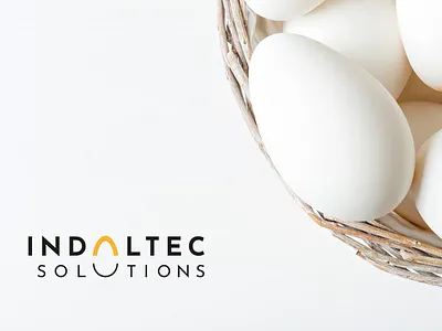 Indaltec solutions logo - Egg logo b2b egg eggs indaltec indaltech industry logo machinery