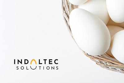 Indaltec solutions logo - Egg logo b2b egg eggs indaltec indaltech industry logo machinery