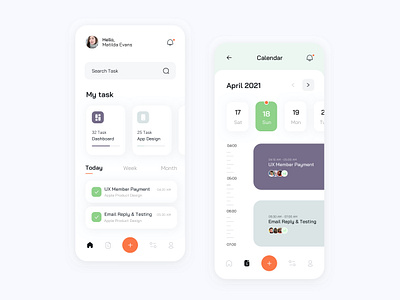 Task manager | UI Design SoltaniMedia app applicaiton dashboard design minimal minimalist sketch task manager ui ux website