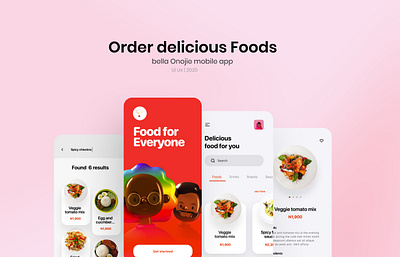 Bella Food app ui 3d app design design designthinking food food app illustration minimal product design uidesign userinterface webdesign