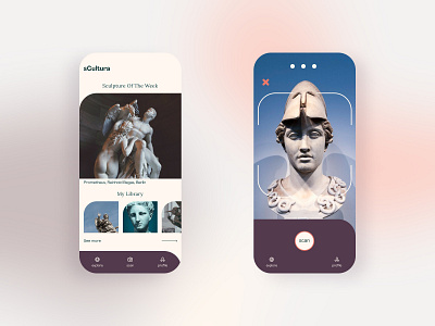 Shazam For Sculptures Concept app concept concept design design minimal mobile mobile app design mobile ui sculpture shazam ui uiux uiux design uiuxdesigner