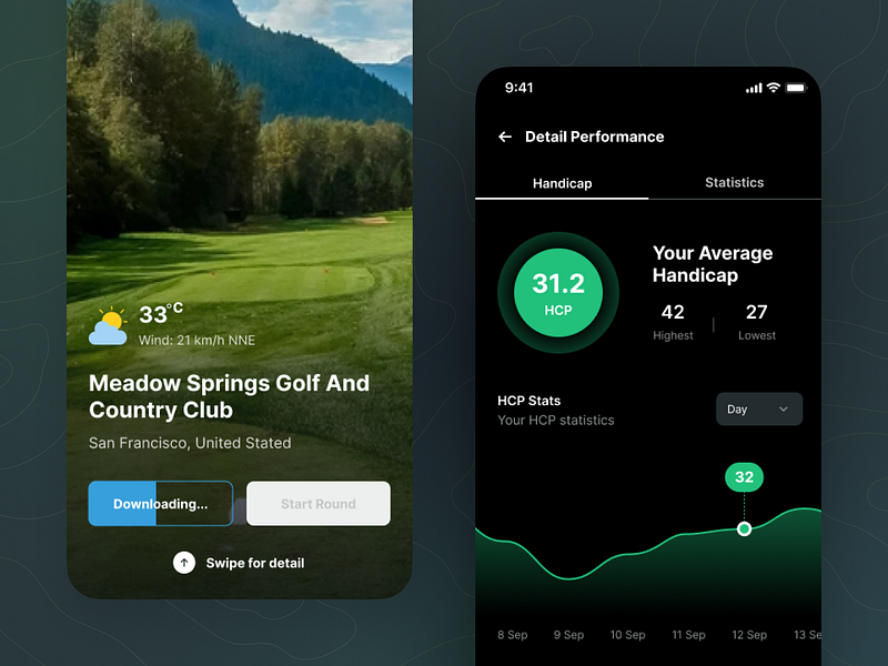 Holeswing - Performance (Dark Mode)