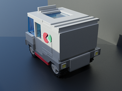 pizza car 3d blender blender3d design illustration