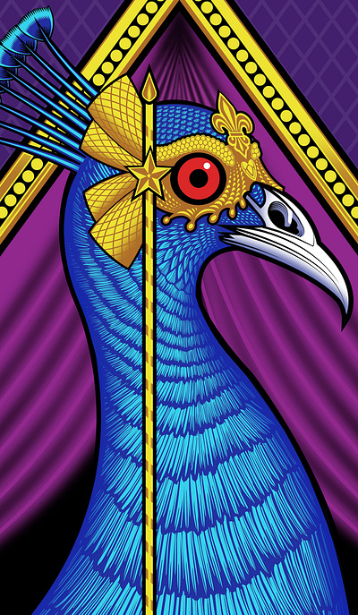 The Harlequin Cafe logo branding cafe cafe logo coffee harlequin illustration illustrations logo logo design peacock peacock logo vector vector art
