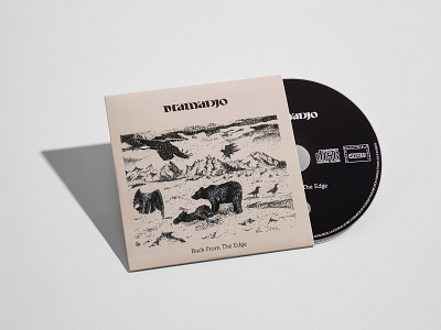 CD | Mamadjo art direction band branding design illustration logo music rock rock band type design typeface typogaphy