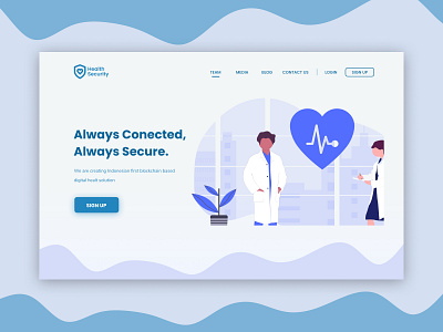 Klinik Health clean ui ilustrator minimal simple design simple illustration simple logo uidesign