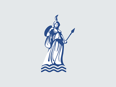 Standing Minerva adobe adobe illustrator culture goddess greek gods greek mythology illustration logo minerva mythological mythology vector vintage wisdom