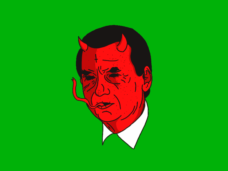 BiroLiro Diabo 2d adobe animation antifa bolsonaro brazil colors demon illustration motion photoshop politics wacom one