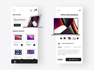 Online E-Commerce App For Gadget Shopping app branding design ecommerce graphic design online shopping ui ux