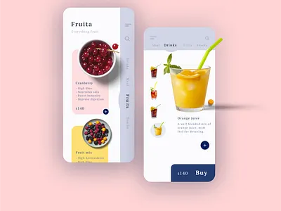 Food mobile app design animation app art branding design graphic design illustration minimal ui ux