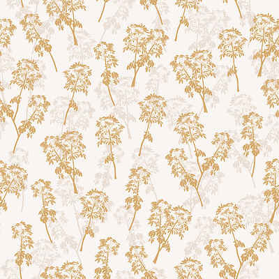 tropical tree beige gold design florals graphic design illustration pattern tree