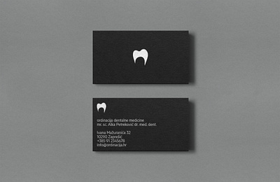 business card dentist businesscard design graphic design print design