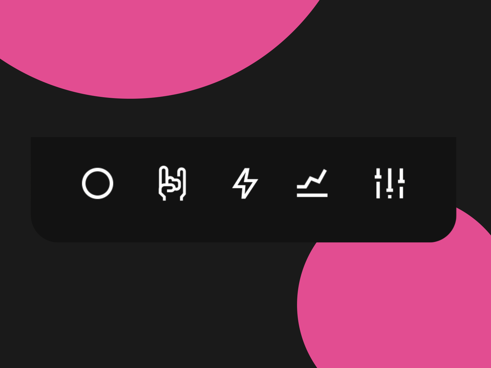 Ration Iconography after effects animation app icon iconography ios like button media mobile motion design navbar newsletter rock on tabbar ui
