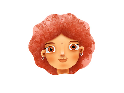 It's me! avatar cartoon cg character girl illustration love nft smile woman