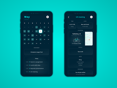 Calendar App app app design calendar app calendar design calendar ui daily ui daily ui 038 design illustration minimal mobile app ui ux