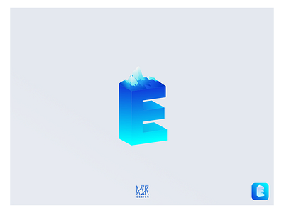 36Types - Letter- E (ASR Design) 36daysoftype 36type branding design everest icon logo mount mounteverest type ui ux vector