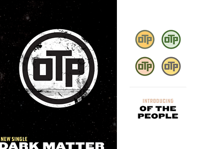 Of the People - Band Logo band bandcamp branding dark logo music