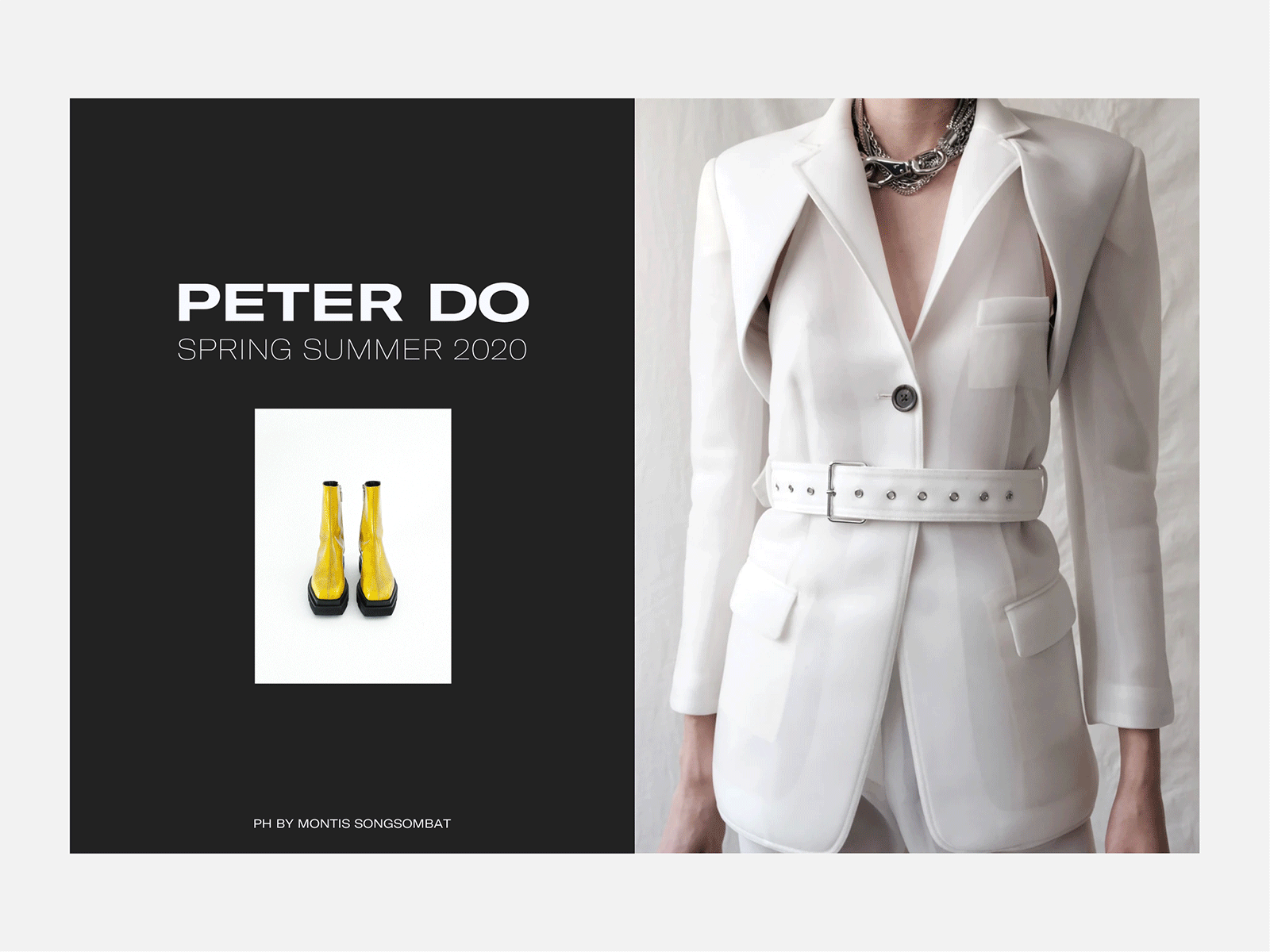 Peter Do animation art branding design fashion lookbook minimal nyc typography ui web